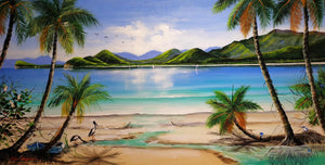 Jabaru on the beach at Palm Cove
